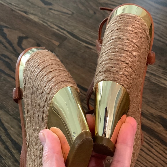 Miu Miu platform espadrille heel sandals - Picture 8 of 13